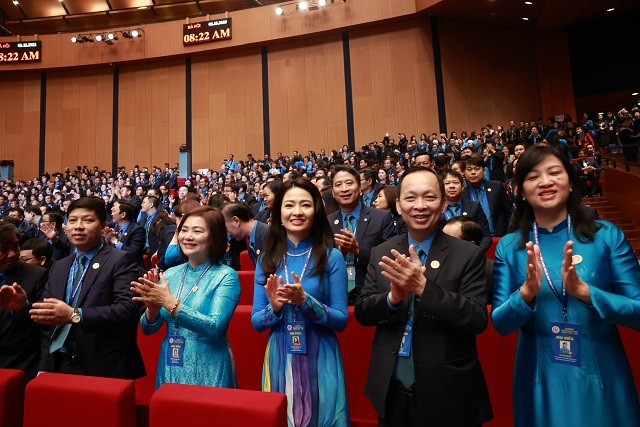 Đại hội XIII Công đoàn Việt Nam khai mạc phiên trọng thể tại Hà Nội