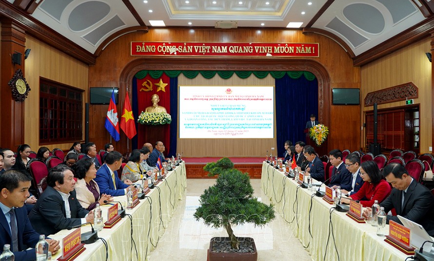 Hà Nam mong muốn tăng cường quan hệ hợp tác với các địa phương nước ngoài, trong đó có Campuchia