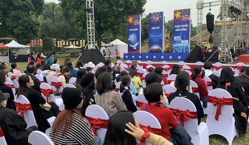 Ấm áp không gian Giao lưu hữu nghị Việt Nam-Hoa Kỳ tại Thủ đô Hà Nội
