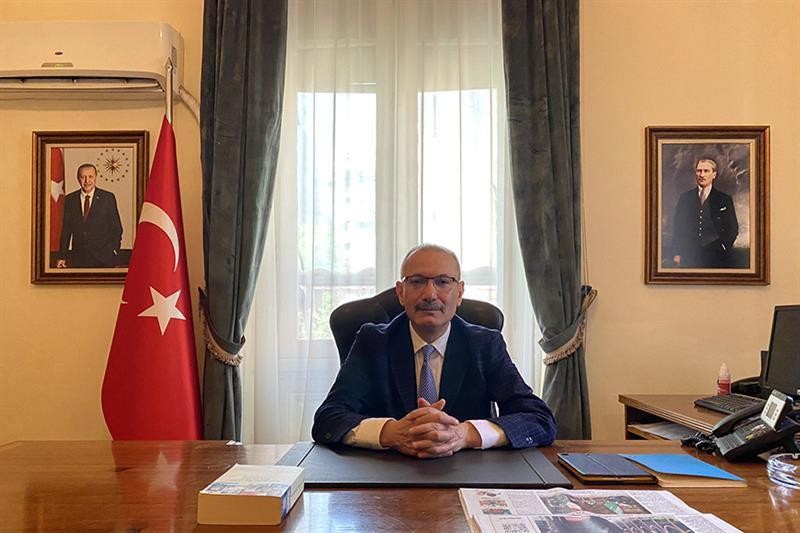 Đại sứ Thổ Nhĩ Kỳ tại Ai Cập Saleh Mutlu Sen. (Nguồn: Ahram)