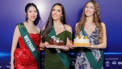 Miss Earth 2023: Hoa hậu Đỗ Thị Lan Anh mừng sinh nhật Hoa hậu Anh và Hoa hậu Serbia