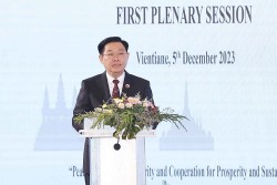 Toàn văn bài phát biểu của Chủ tịch Quốc hội Vương Đình Huệ tại hội nghị cấp cao Quốc hội ba nước CLV lần thứ nhất