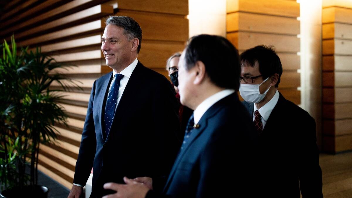 (12.05) Phó Thủ tướng, Bộ trưởng Quốc phòng Australia Richard Marles trong chuyến thăm Nhật Bản hồi tháng 10/2023. (Nguồn: Bộ Quốc phòng Australia)
