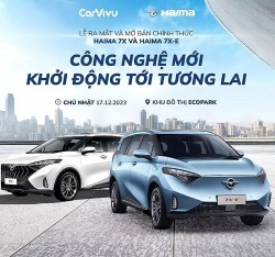 Hãng xe ô tô Trung Quốc Haima ra mắt thị trường Việt Nam vào ngày 17/12