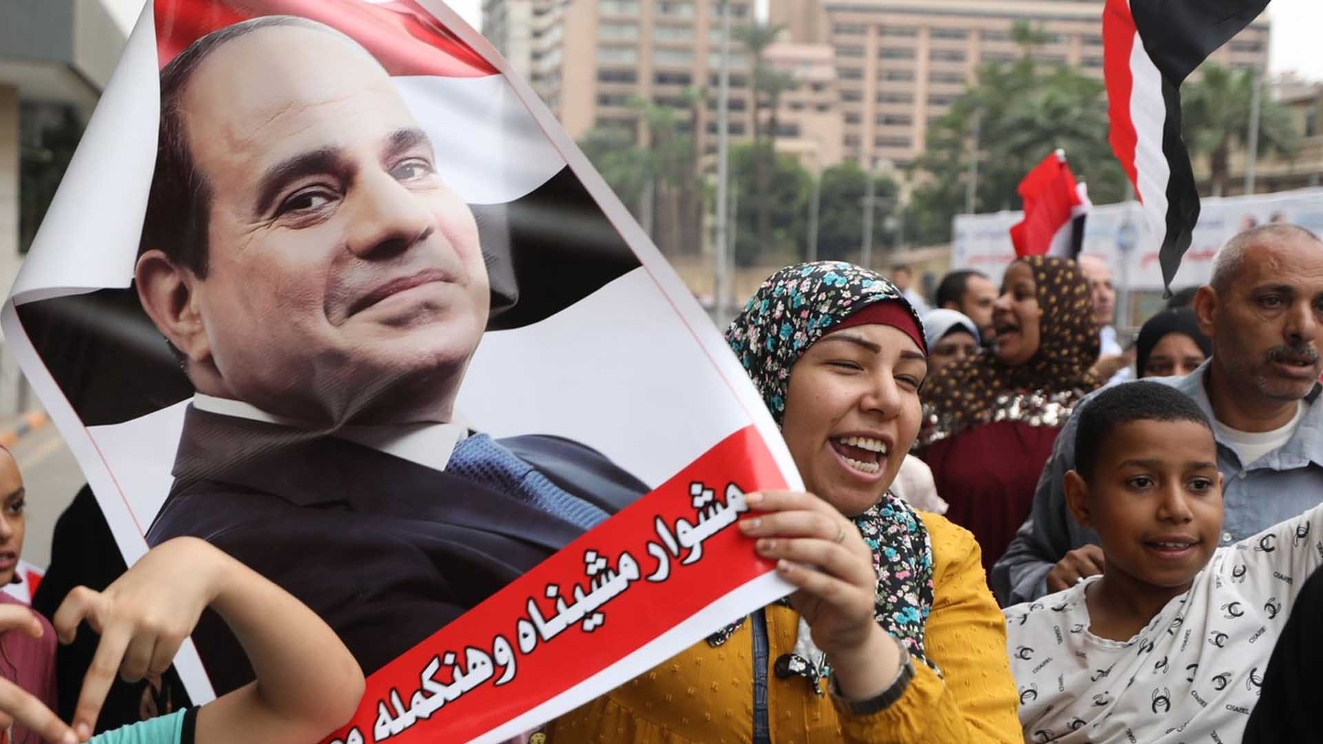 Ông Abdel Fattah el-Sisi được dự đoán sẽ tiếp tục chiến thắng trong cuộc bầu cử Tổng thống Ai Cập tới. (Nguồn: EPA)