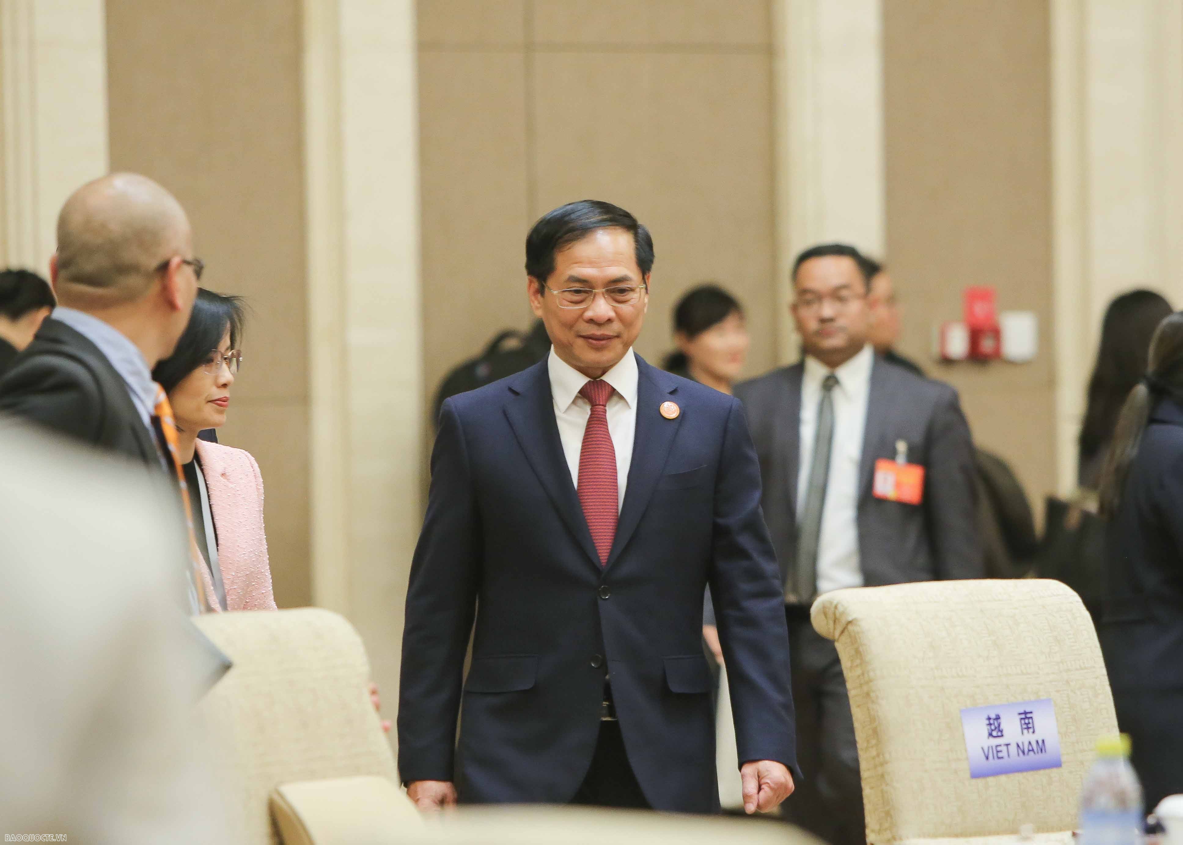 Bộ trưởng Ngoại giao Bùi Thanh Sơn đề xuất bốn nhóm ưu tiên hợp tác Mekong-Lan Thương thời gian tới