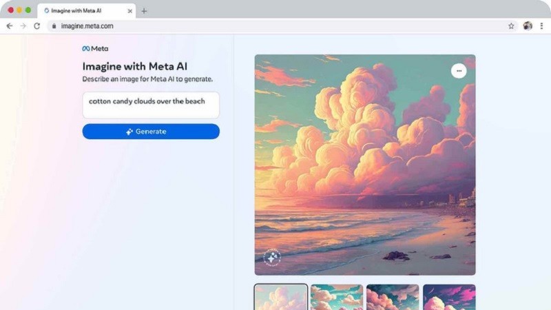 Meta phát hành trình AI tạo hình ảnh bằng mô tả văn bản