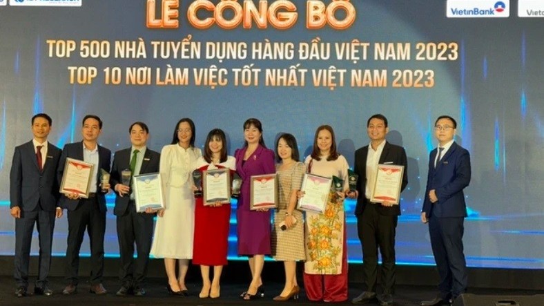 Công bố Top 500 Nhà tuyển dụng hàng đầu và 10 nơi làm việc tốt nhất Việt Nam