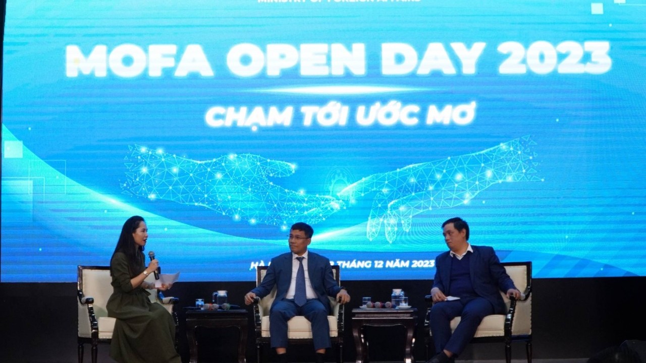 MOFA Open Day 2023: Tiếp lửa nghề cho thế hệ cán bộ ngoại giao tương lai
