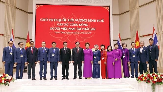 Chủ tịch Quốc hội Vương Đình Huệ thăm 'thủ phủ' của cộng đồng người Việt Nam tại Thái Lan