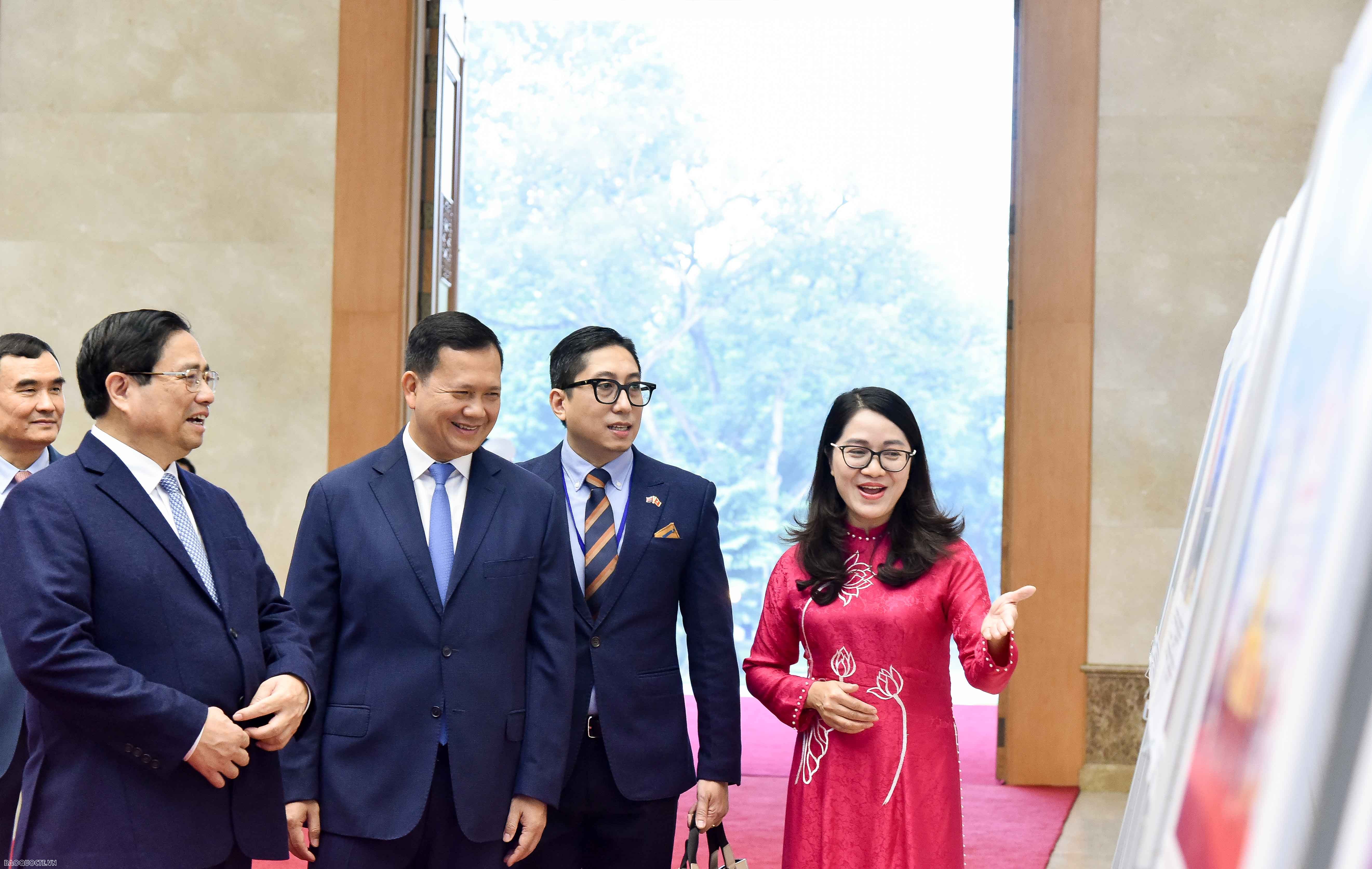 Prime Minister Pham Minh Chinh hosted welcome ceremony for Cambodian PM Hun Manet