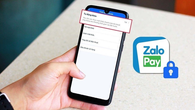 Cách chỉnh thời gian khóa ZaloPay để đảm bảo an toàn cho tài khoản