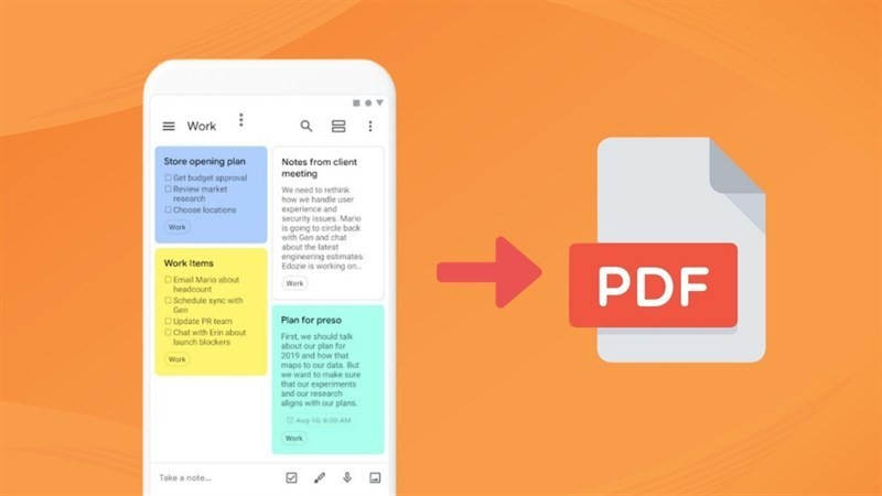 Cách đổi file ghi chú sang PDF trên Android siêu tiện lợi