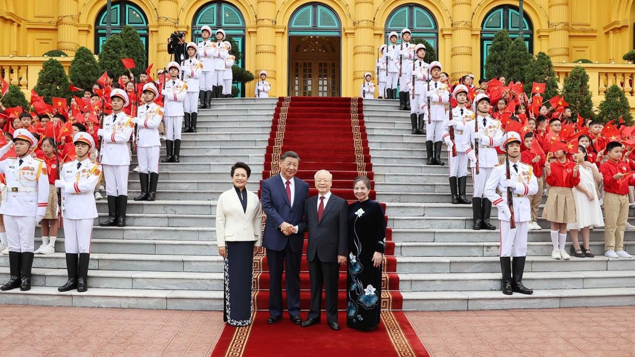 Ceremony with 21-cannon salute held for General Secretary, President of China Xi Jinping in Hanoi