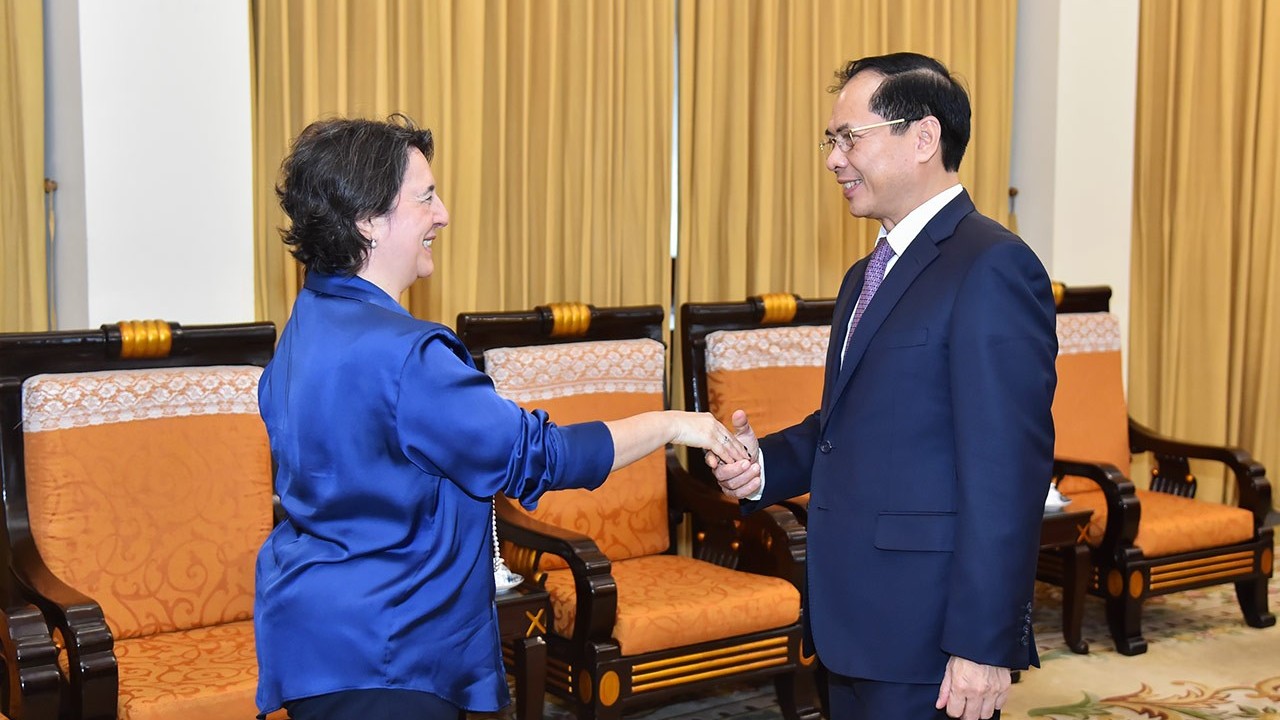Bộ trưởng Ngoại giao Bùi Thanh Sơn tiếp Đại sứ Tây Ban Nha chào kết thúc nhiệm kỳ