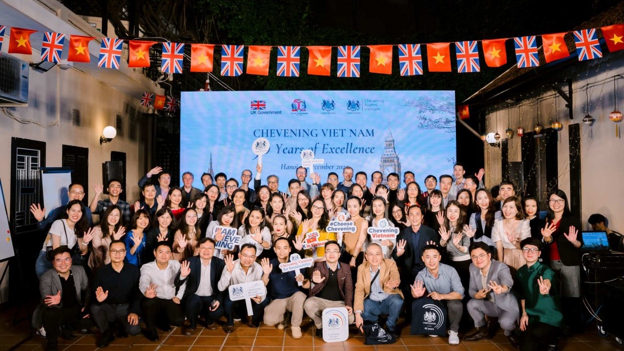 Học bổng Chevening kỷ niệm mốc son 40 năm toàn cầu và 30 năm tại Việt Nam
