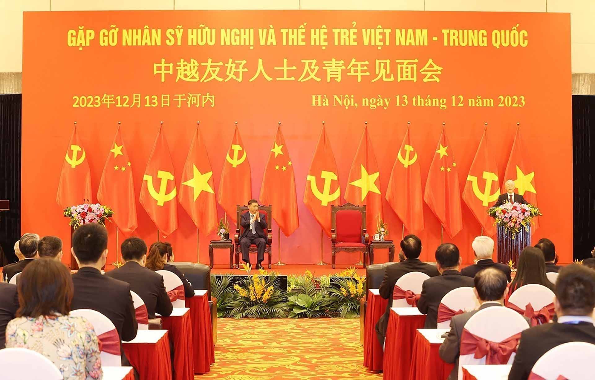 Phát biểu của Tổng Bí thư Nguyễn Phú Trọng tại buổi Gặp gỡ nhân sĩ hữu nghị và thế hệ trẻ hai nước Việt Nam-Trung Quốc