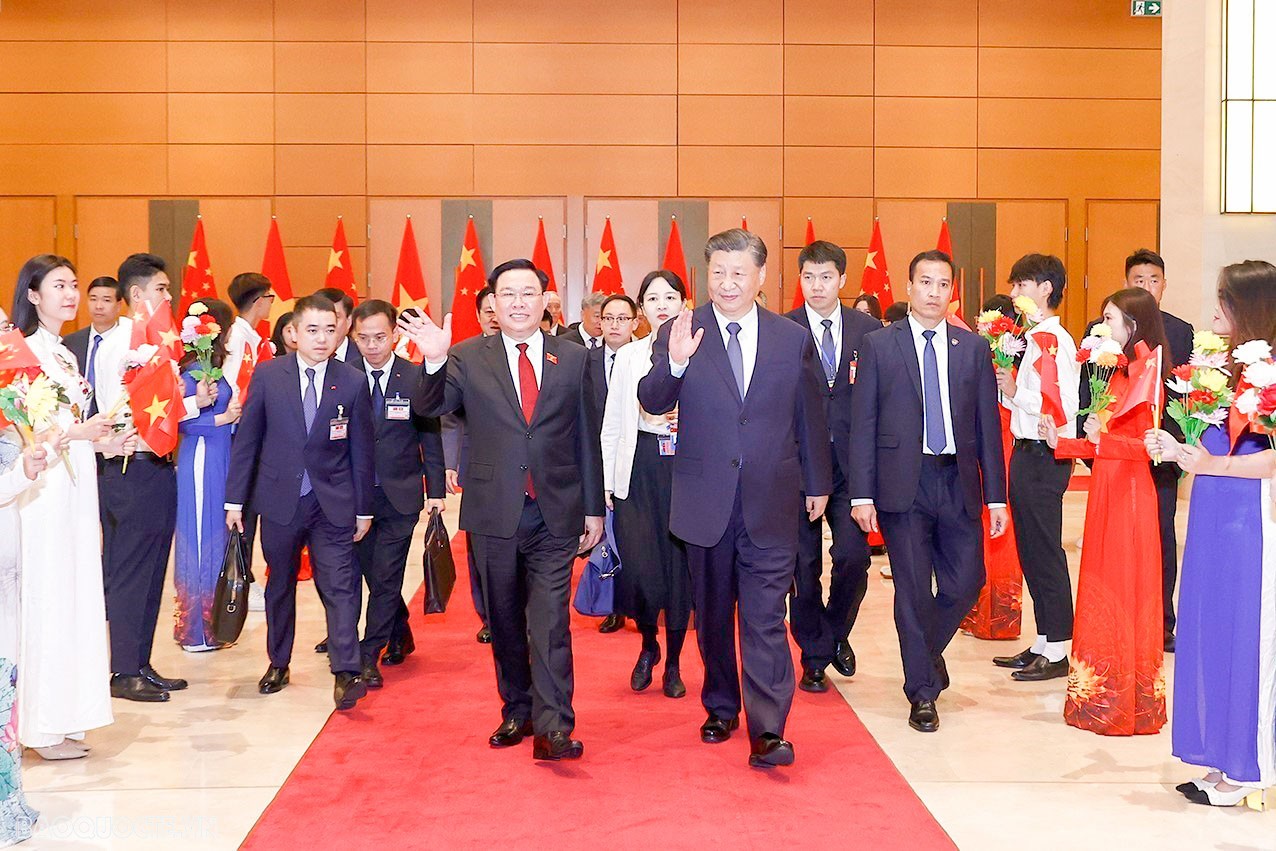 Hai ngày ở Việt Nam Tổng Bí thư, Chủ tịch nước Trung Quốc Tập Cận Bình qua những bức ảnh