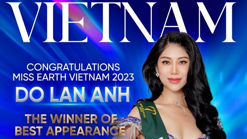 Hoa hậu Trái đất 2023: Hoa hậu Đỗ Thị Lan Anh hạnh phúc với giải thưởng Màn xuất hiện đẹp nhất