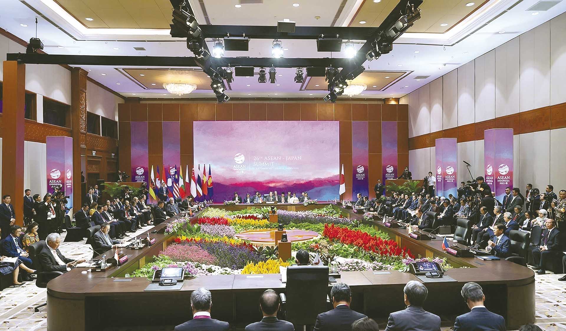 Hội nghị cấp cao ASEAN - Nhật Bản lần thứ 26, tại Jakarta, Indonesia, tháng 9/2023. (Nguồn: TTXVN)