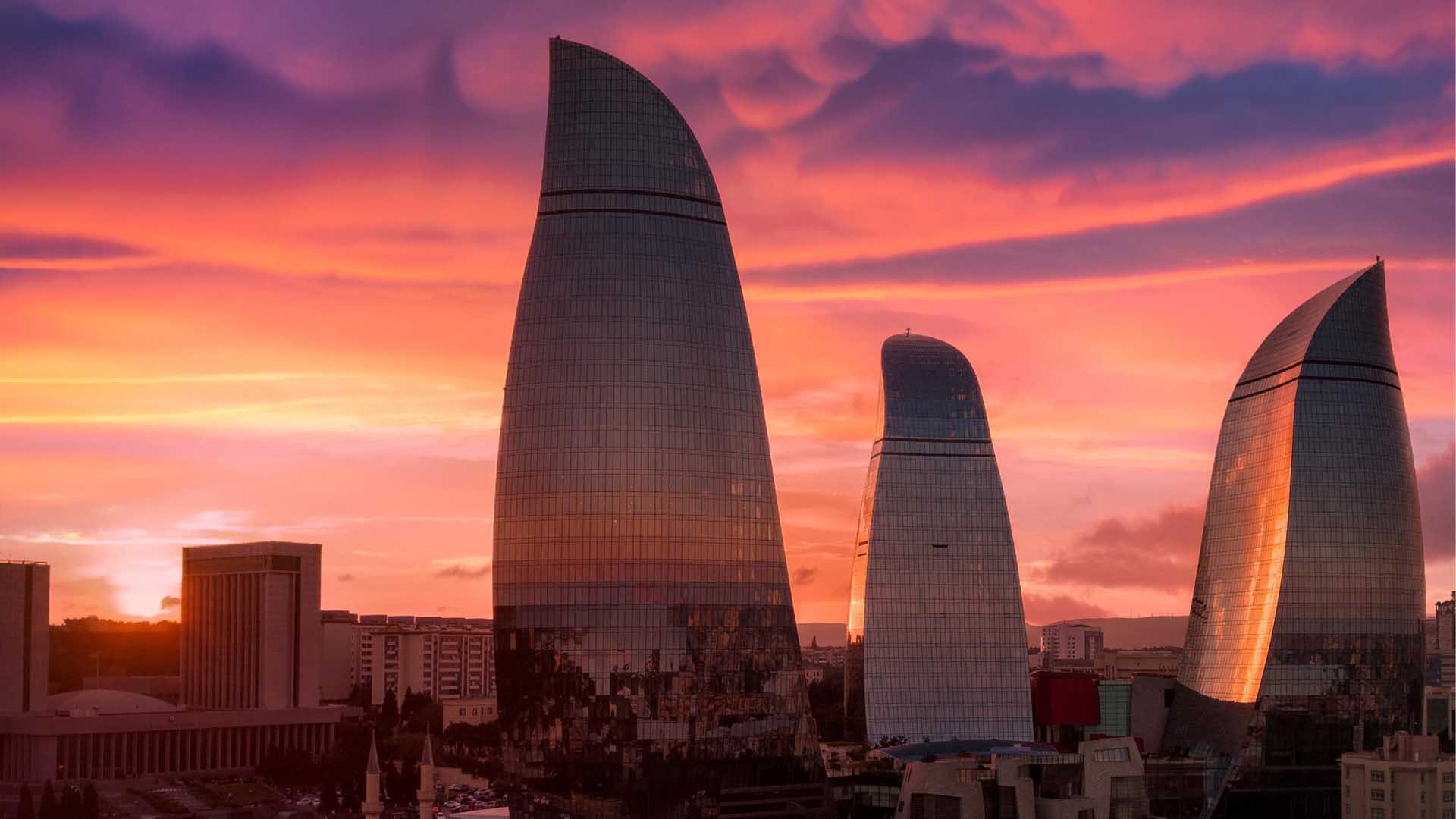 Một góc cảnh quan ở thủ đô Baku, Azerbaijan. (Nguồn: Getty Images)