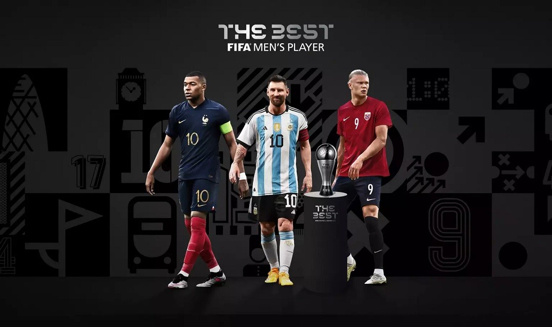 FIFA công bố top 3 đề cử cho giải Cầu thủ nam xuất sắc nhất thế giới 2023