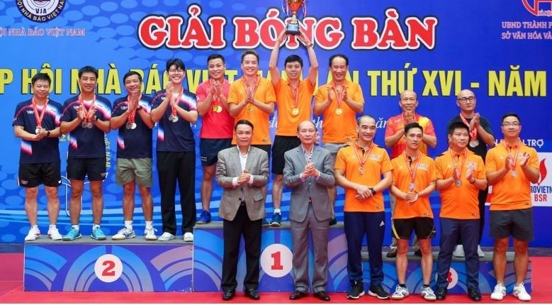 Bế mạc Giải bóng bàn Cúp Hội Nhà báo Việt Nam lần thứ XVI - năm 2023