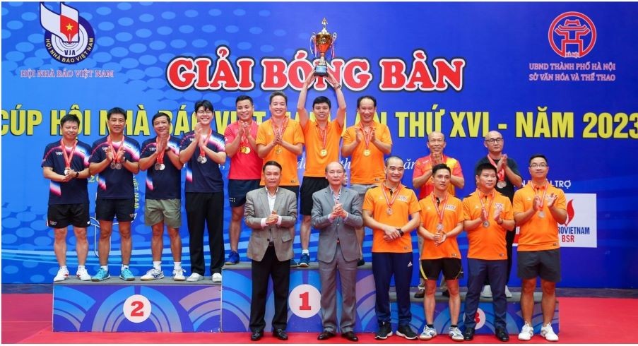 Bế mạc Giải bóng bàn Cúp Hội Nhà báo Việt Nam lần thứ XVI - năm 2023
