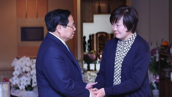 Prime Minister Pham Minh Chinh visits family of Japanese late Prime Minister Abe Shinzo