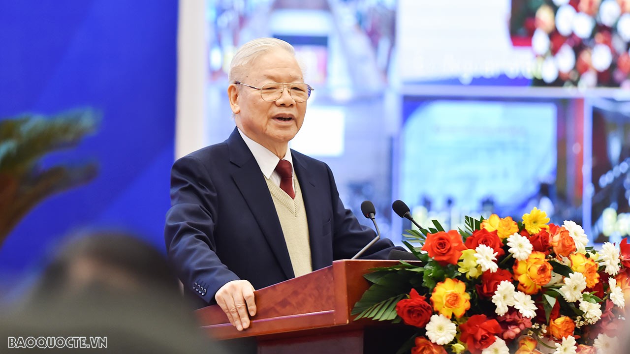 Tổng Bí thư Nguyễn Phú Trọng phát biểu chỉ đạo tại Hội nghị. (Ảnh: Tuấn Anh) Tổng Bí thư Nguyễn Phú Trọng phát biểu chỉ đạo tại Hội nghị. (Ảnh: Tuấn Anh)