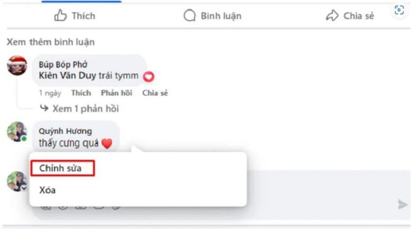 Chỉnh sửa bình luận trên Facebook chỉ với vài thao tác đơn giản