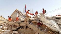 Điện thăm hỏi về vụ động đất tại tỉnh Cam Túc, Trung Quốc