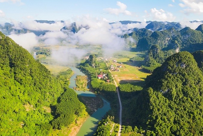 Xã Tân Hóa, huyện Minh Hóa, tỉnh Quảng Bình. Ảnh Sở Du lịch Quảng Bình Xã Tân Hóa, huyện Minh Hóa, tỉnh Quảng Bình. Ảnh Sở Du lịch Quảng Bình