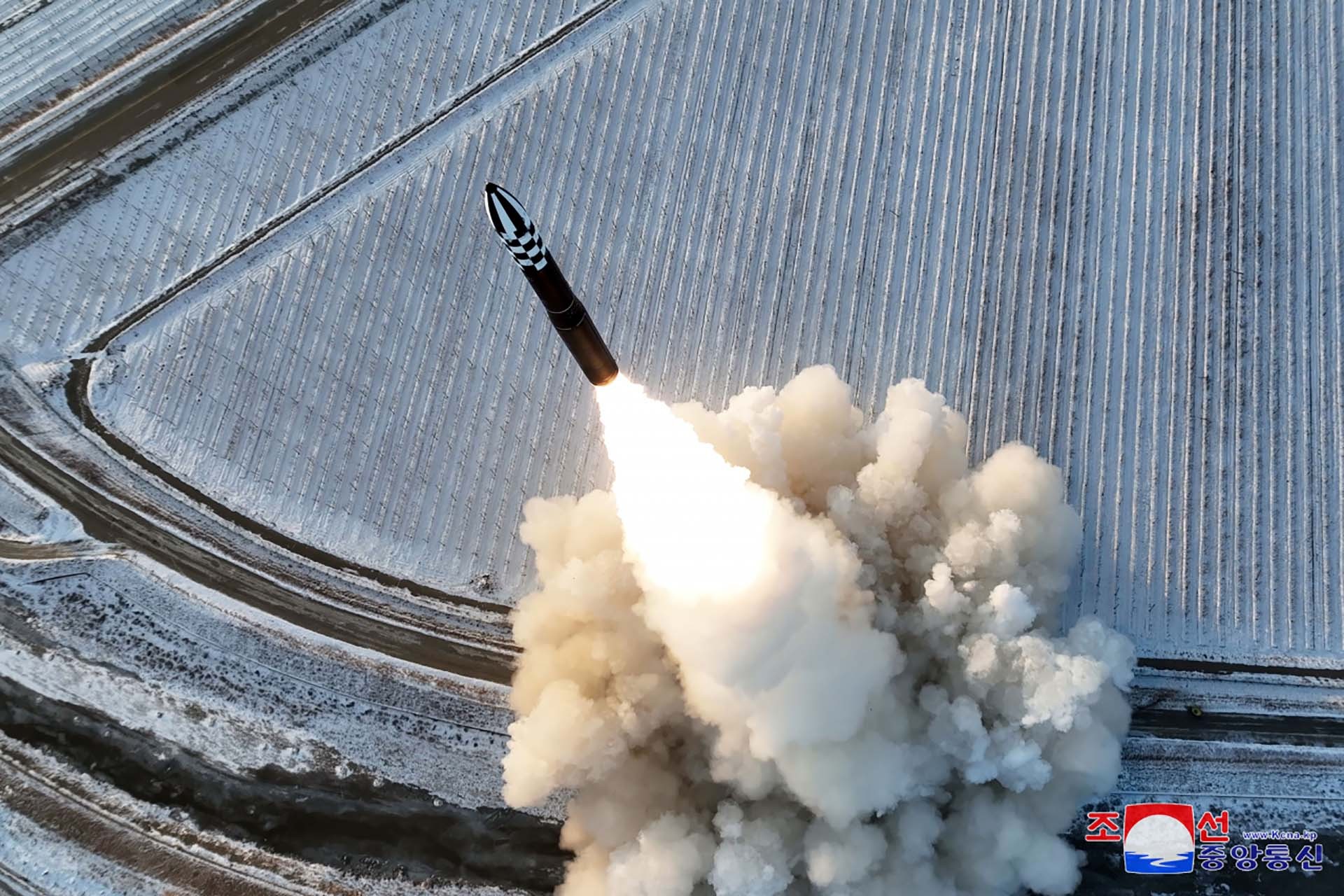 Vụ phóng ICBM ngày 18/12 của Triều Tiên nhắn gửi nhiều thông điệp. (Nguồn: KCNA)
