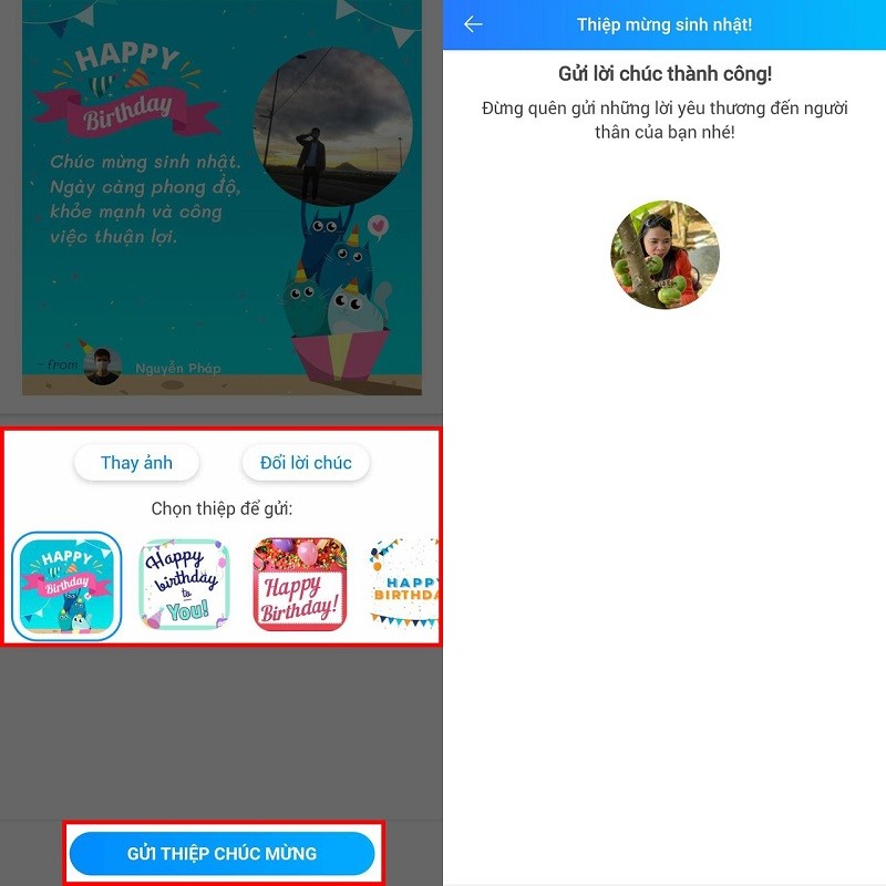 Cách tạo thiệp chúc mừng sinh nhật trên Zalo nhanh nhất