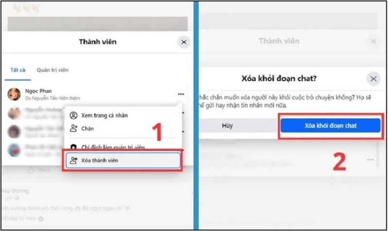 Cách xóa thành viên ra khỏi nhóm Messenger siêu đơn giản