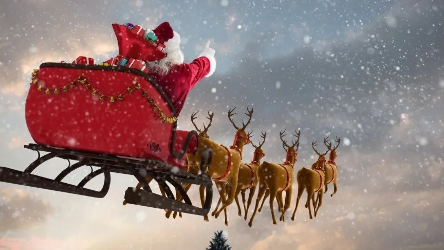 Ông già Noel bắt đầu hành trình phát quà Giáng sinh cho trẻ em