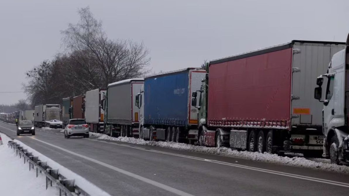 Tình hình cải thiện đáng kể ở biên giới phía Tây Ba Lan và Ukraine dịp Giáng sinh, bất chấp biểu tình của các tài xế
