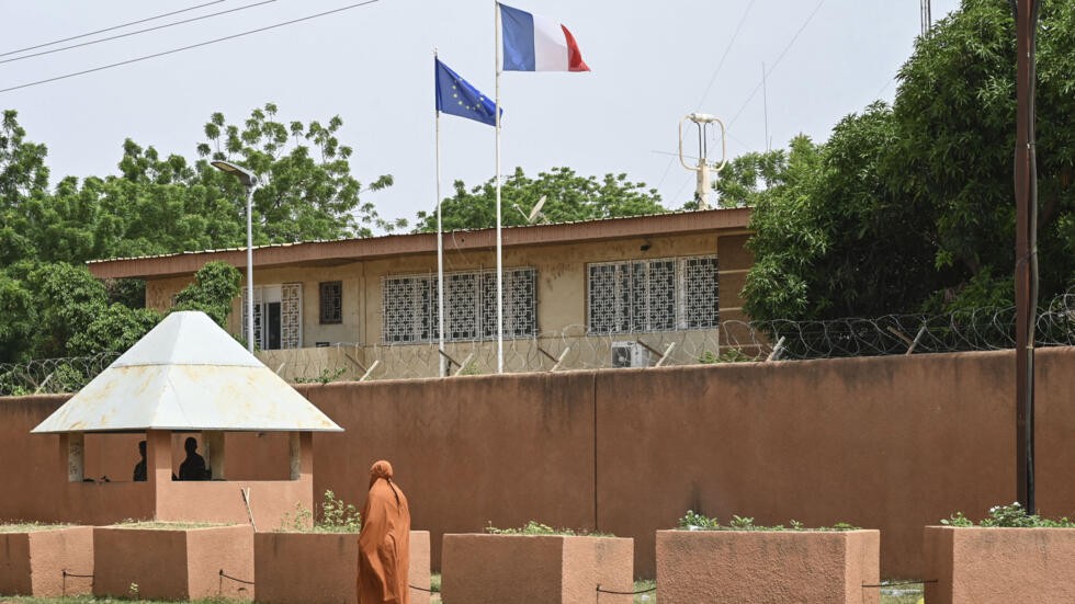 Đại sứ quán Pháp ở Niamey, Niger. (Nguồn: AFP)