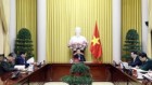 Chủ tịch nước Võ Văn Thưởng chủ trì phiên họp thứ tư Hội đồng Quốc phòng và An ninh nhiệm kỳ 2021-2026