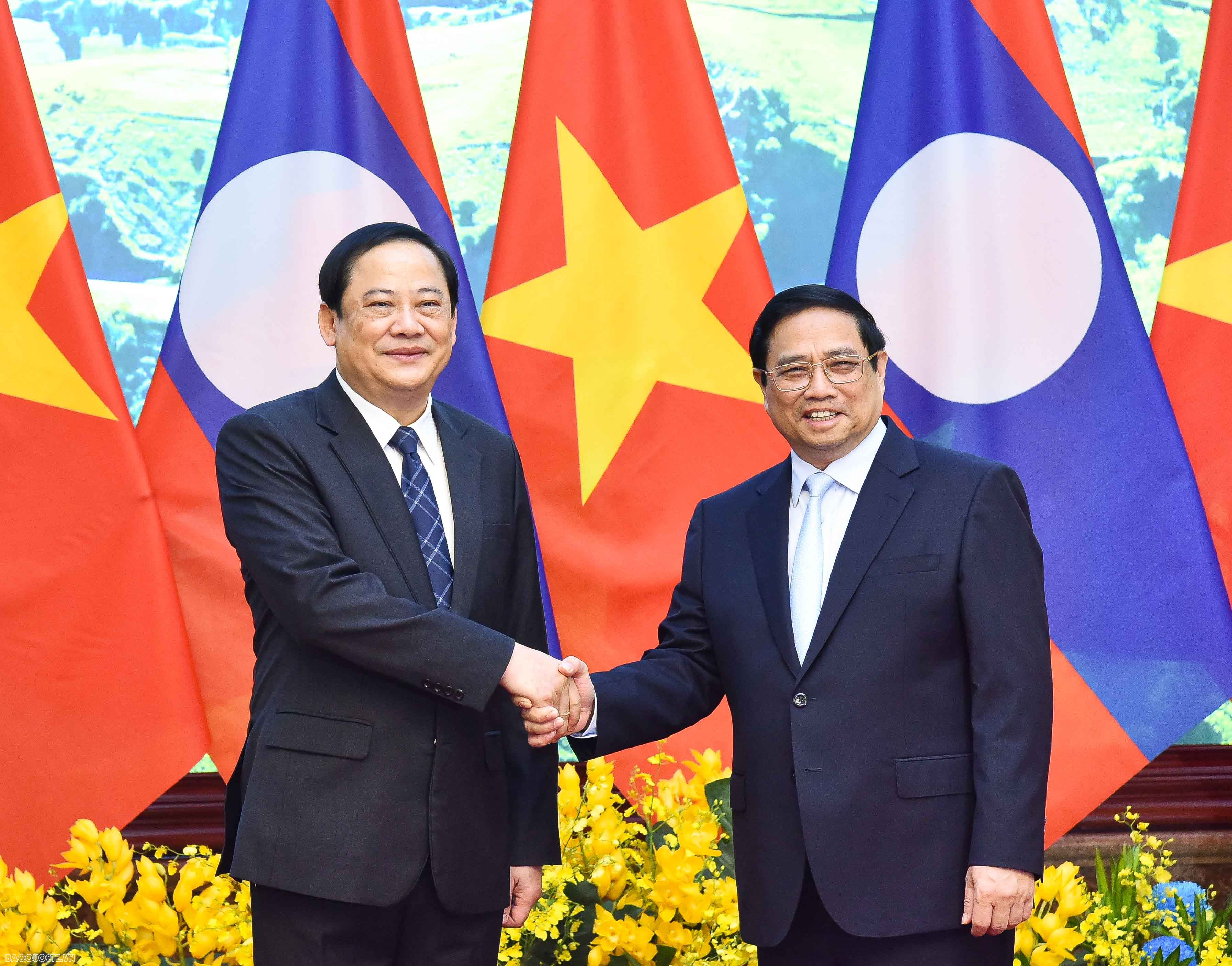 Bên cạnh chuyến thăm chính thức Việt Nam, trong hai ngày 6-7/1, Thủ tướng Lào sẽ đồng chủ trì Kỳ họp lần thứ 46 Ủy ban Liên Chính phủ Việt Nam - Lào