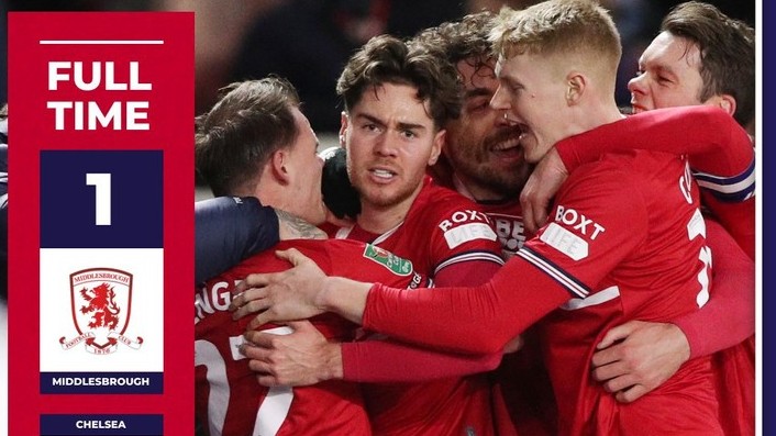 Bán kết cúp Liên đoàn Anh: Hình ảnh trận đấu Middlesbrough thắng quả cảm trước Chelsea