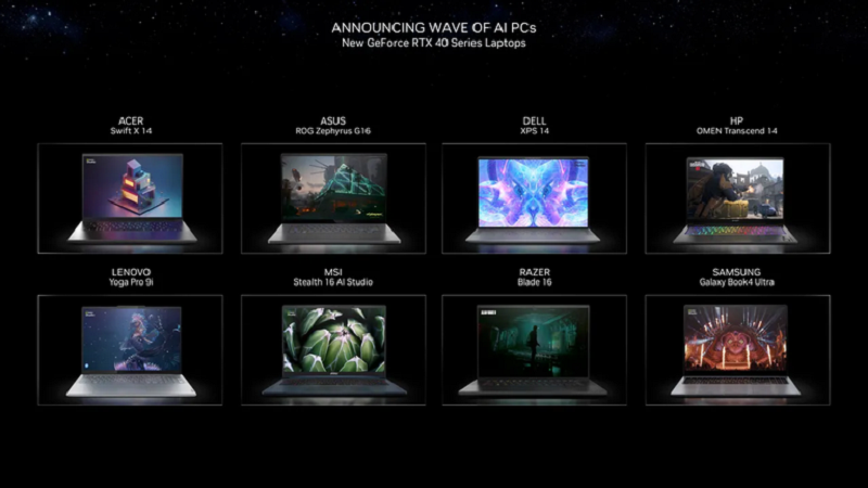 Nvidia công bố bộ ba chip mới dành cho AI PC tại CES 2024