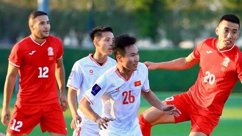 Đội tuyển Việt Nam: Thủ môn Nguyễn Filip ra sân 60 phút giao hữu với đội tuyển Kyrgyzstan