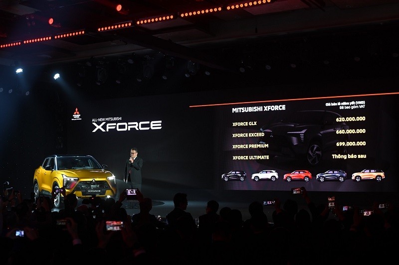 Giá xe Mitsubishi Xforce từ 620 triệu đồng.