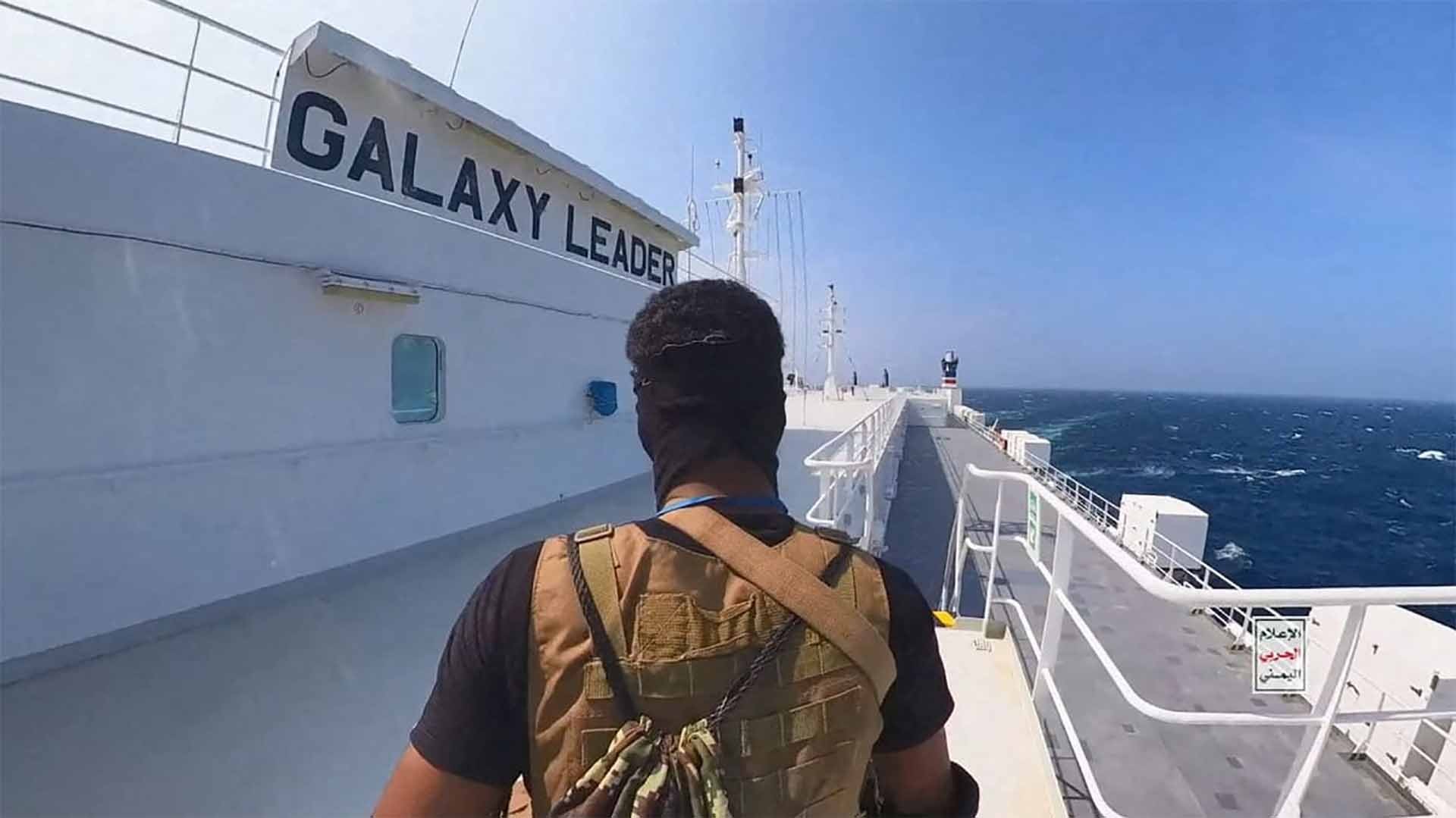 Vụ bắt giữ tàu hàng Galaxy Leader đã làm nóng Biển Đỏ trong gần hai tháng qua. (Nguồn: AP)