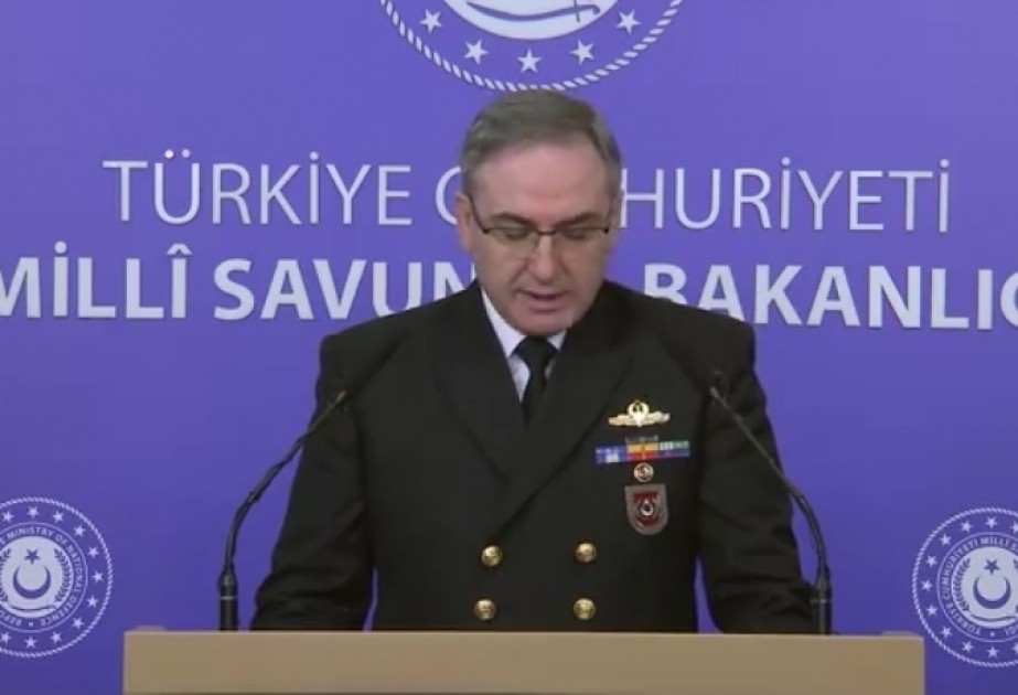 Chuẩn Đô đốc Zeki Aktürk , Cố vấn Báo chí và Quan hệ Công chúng của Bộ Quốc phòng Thổ Nhĩ Kỳ. (Nguồn: xalqqazeti.az)