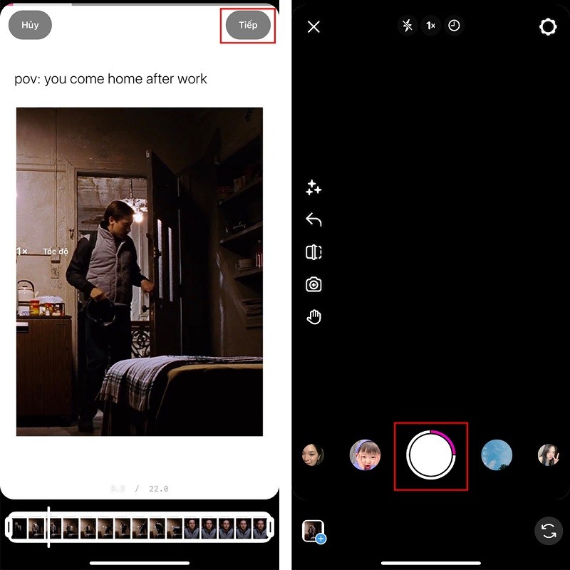 Cách ghép nối video Reels Instagram để tăng thêm thời gian dài hơn