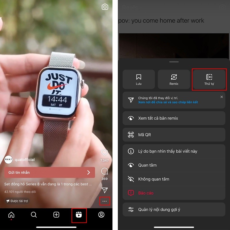 Cách ghép nối video Reels Instagram để tăng thêm thời gian dài hơn