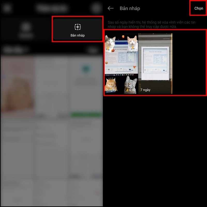 Tìm bản nháp bài đăng Instagram vô cùng đơn giản Tìm bản nháp bài đăng Instagram vô cùng đơn giản